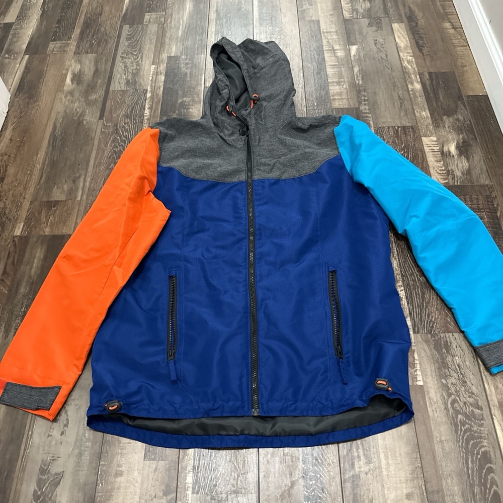 American Eagle Outfitters Tri-Color Raincoat